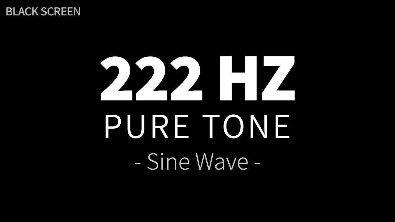 222 Hz Pure Tone - Sine Wave | METATRON Archangel Guidance & Healing | Angelic Frequencies
