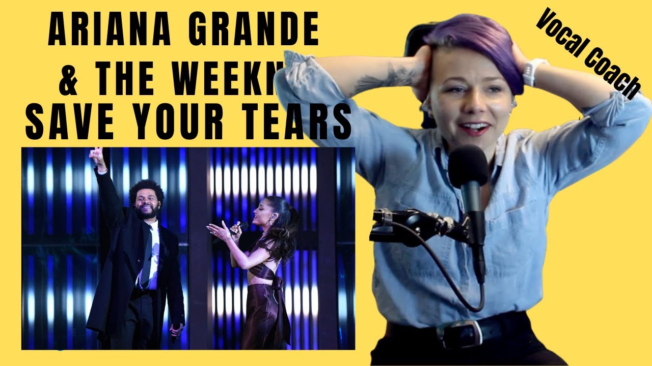 Ariana Grande and The Weeknd Save Your Tears Live New Zealand Vocal Coach Reaction and Analysis