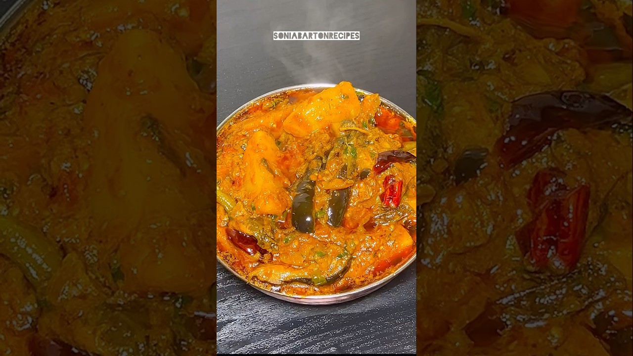 Quickest Baingan Aloo Masala #soniabartonrecipes #baingan #eggplant #baingancurry #youtubeshorts