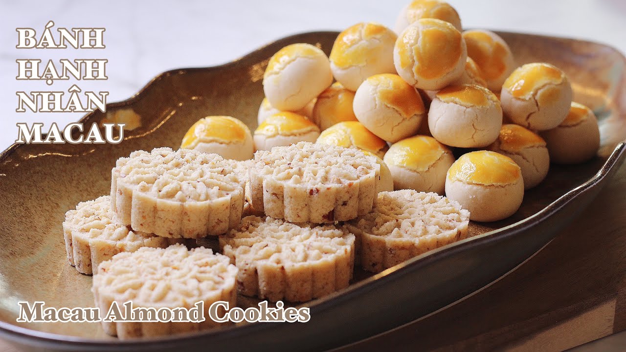 Bánh Hạnh Nhân Ma Cau - 2 Công Thức - Giòn Tan - Thơm Lừng - Rất Dễ Làm