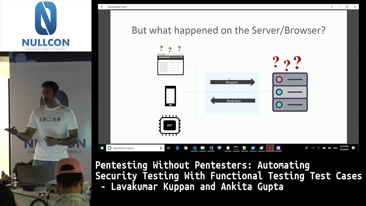 Automating Security Testing with Functional Testing Test Cases | Lavakumar Kuppan | nullcon Goa 2019