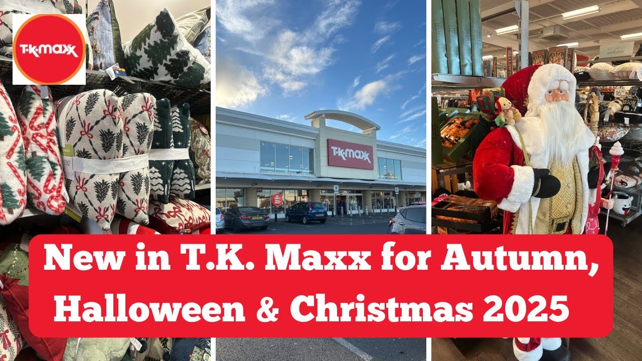 What&rsquo;s New in TK Maxx Autumn 2025! Fashion & Homeware Shopping 🛍️ Autumn & Christmas Shopping Vlog 