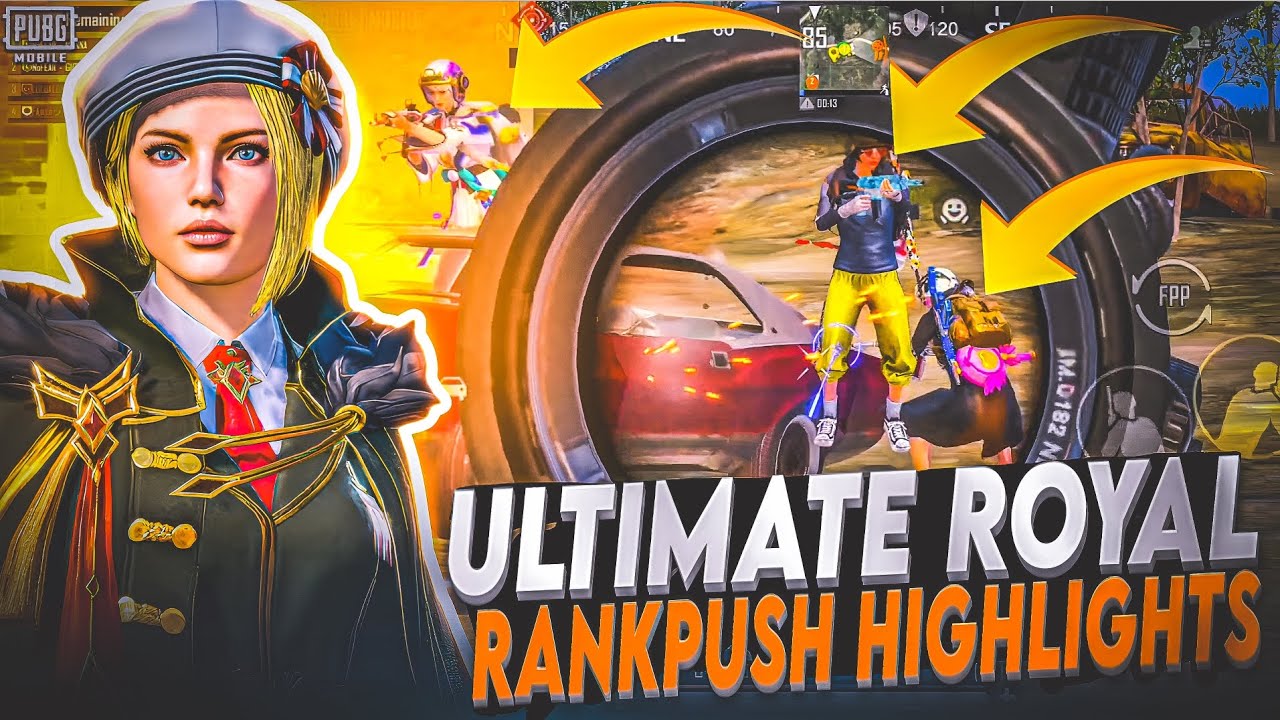Ultimate Royal Rank Push Highlights 🔥 Hard Lobby Clutches | PUBG Mobile #pubgmobile #ultimateroyal 
