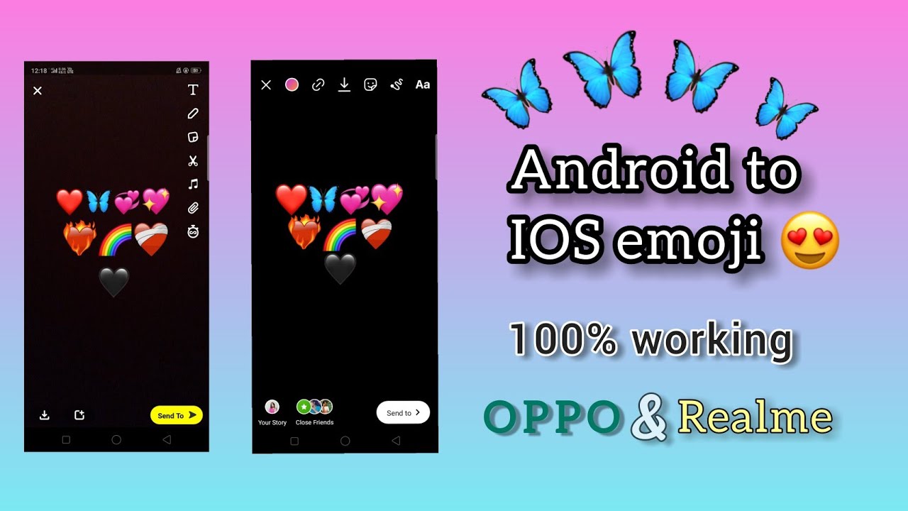 how to change android emoji to ios emoji | Aisholic
