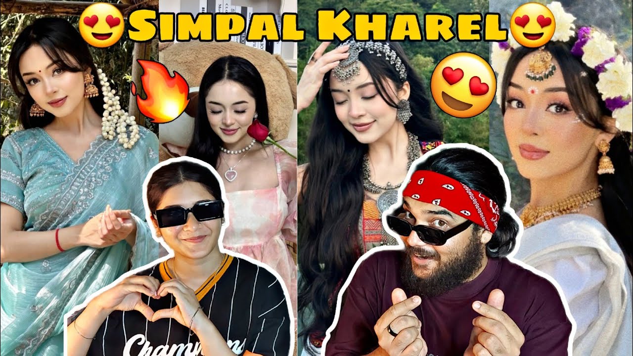 Simpal Kharel New Transition TikTok Videos 2025 | Pakistani Reaction on Nepali Tiktoker
