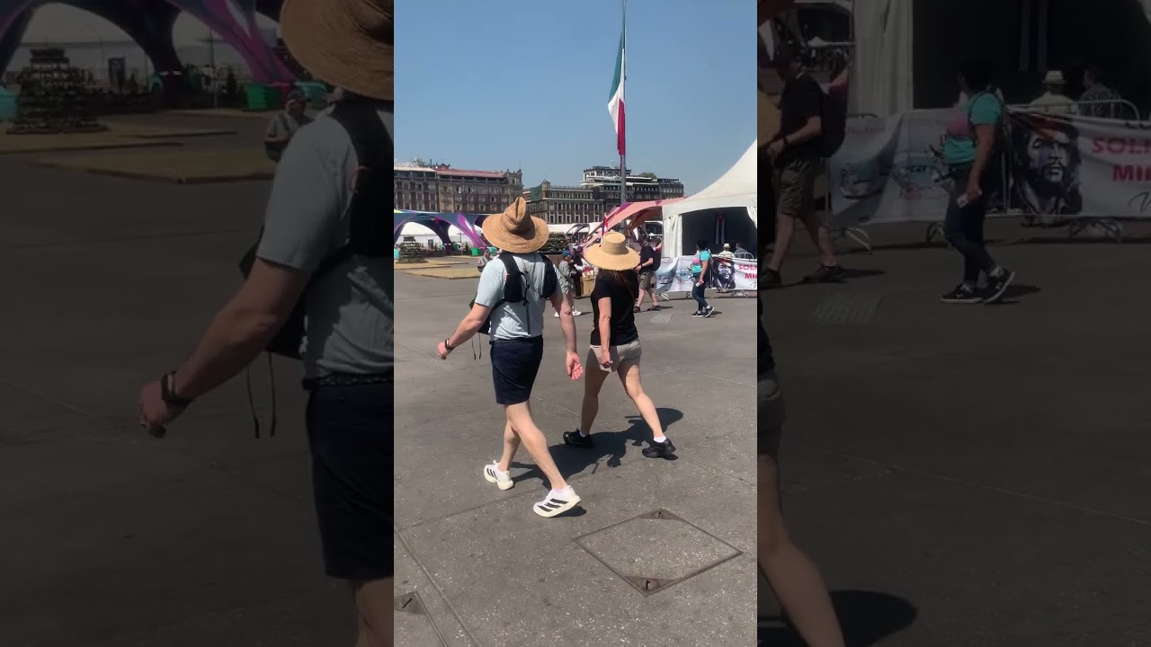 Altercado en el zócalo de CDMX 