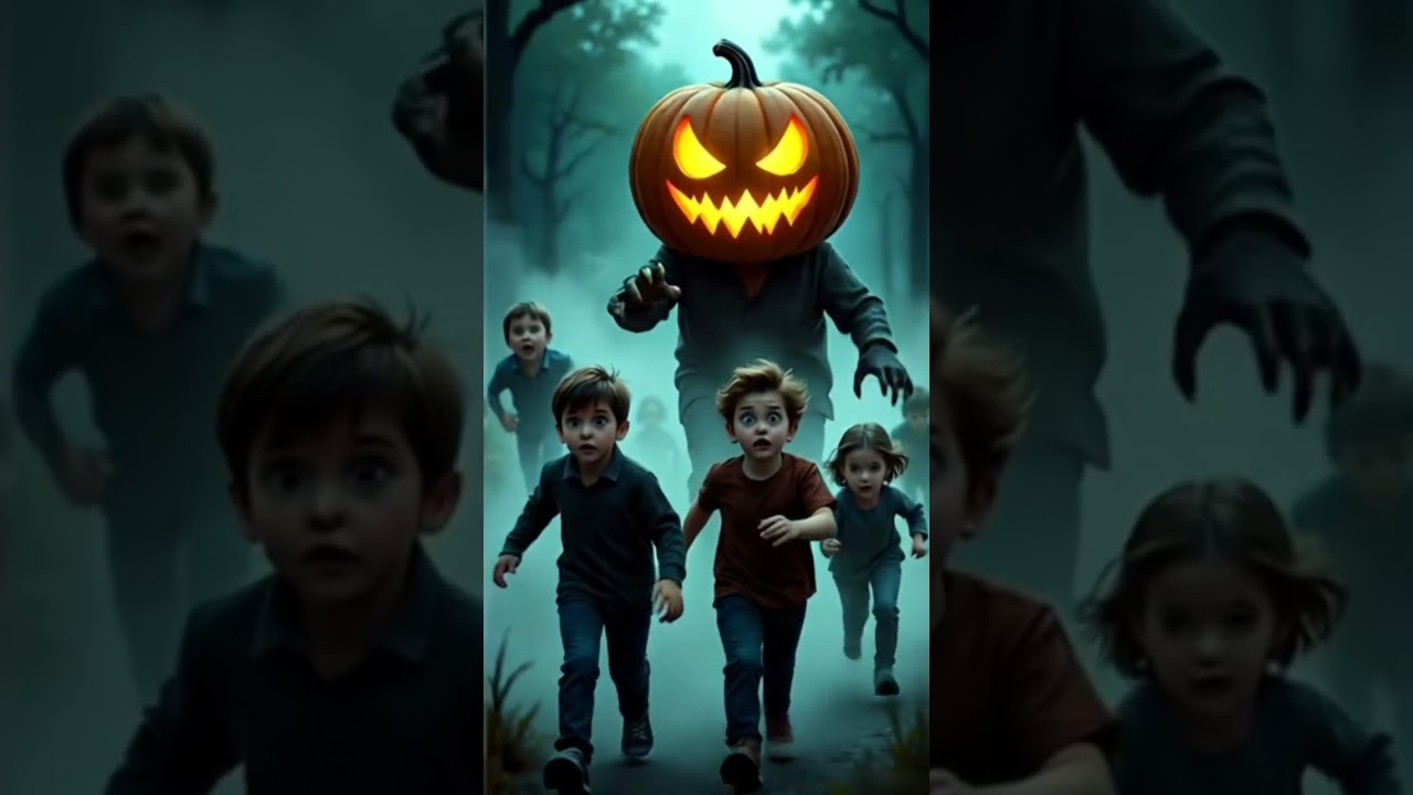 Scary Pumpkin Monster 👻🎃  Funny Horror Cartoon Short #snuggly #horroranimation #horror