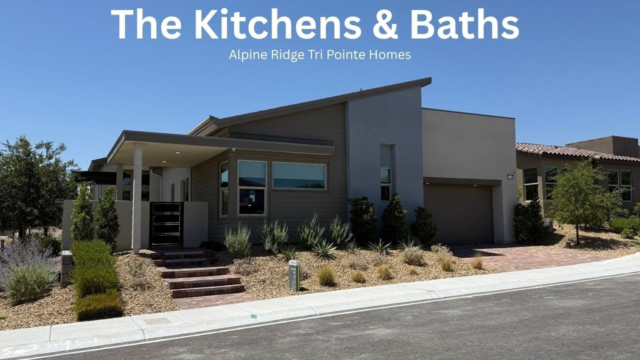 New Single Story Homes For Sale Las Vegas | The Kitchens & Baths of Alpine Ridge by Tri Pointe Homes