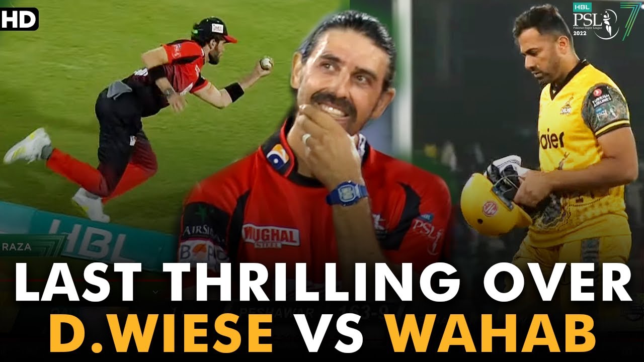 Last Thrilling Over | David Wiese vs Wahab | Lahore vs Peshawar | Match 9 | HBL PSL 7 | ML2G