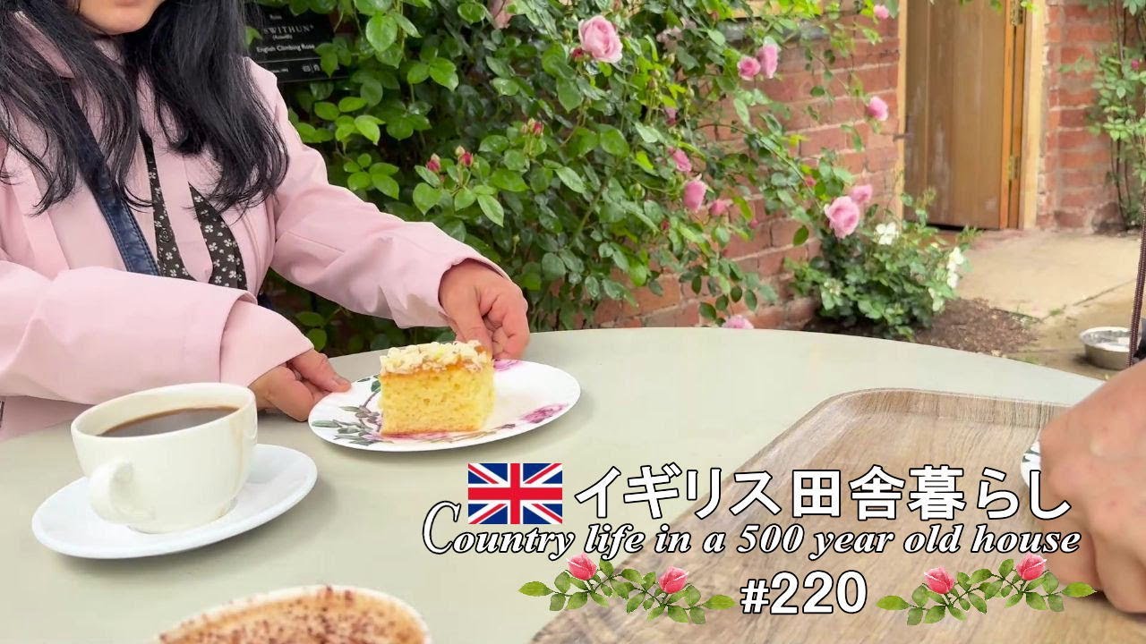 220 世界一美しいバラ園（入場無料）のカフェで過ごす休日🌹デビッド･オースチン