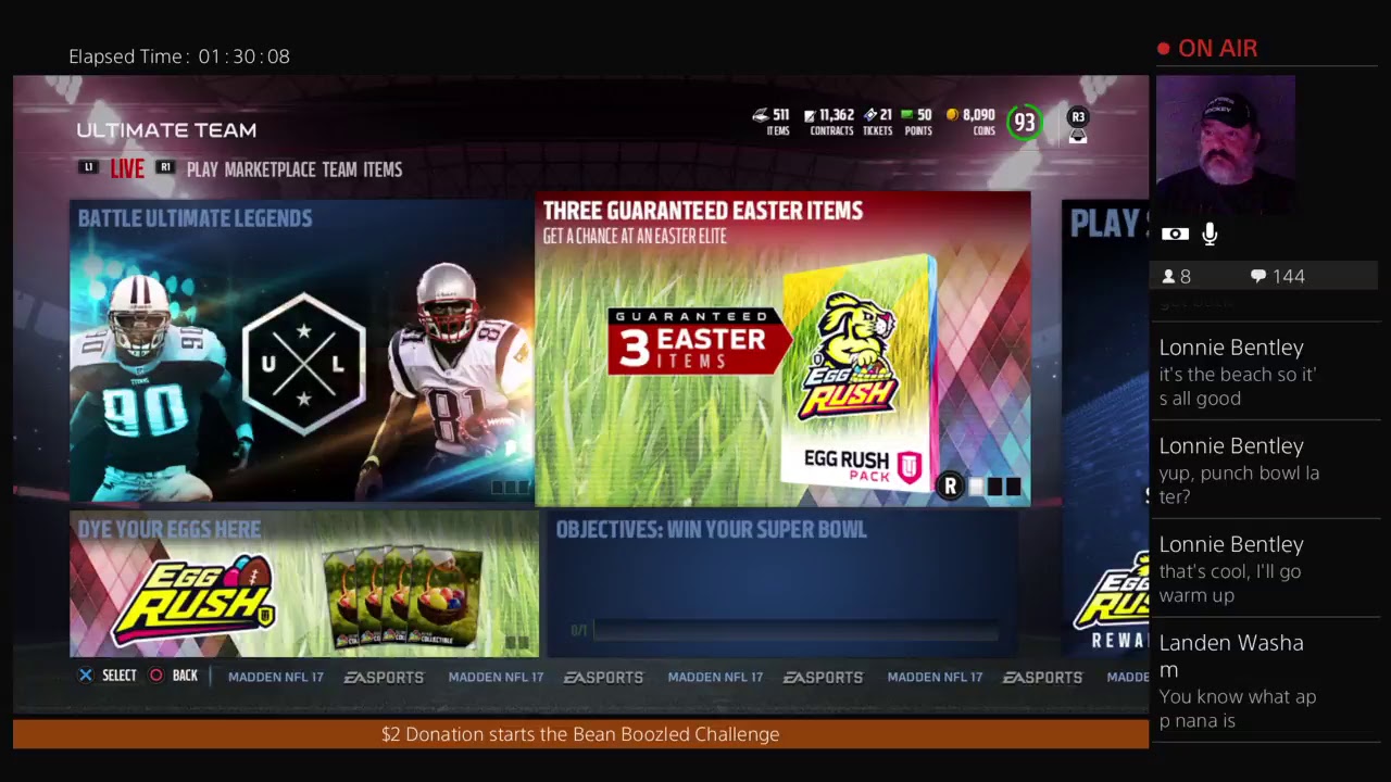 The Grind Stream - Easter Egg-stravaganza!!! - Madden 17 Solo Challenges