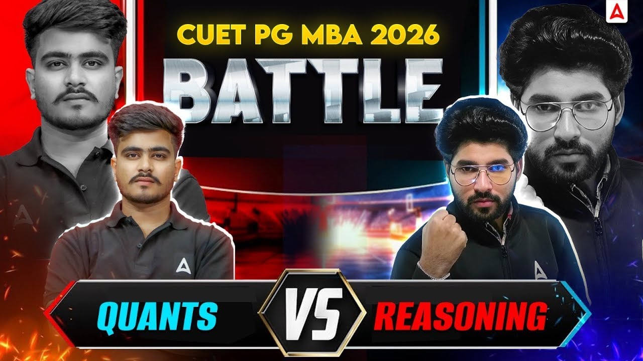 CUET PG MBA 2026 | BATTLE: QUANTS vs REASONING