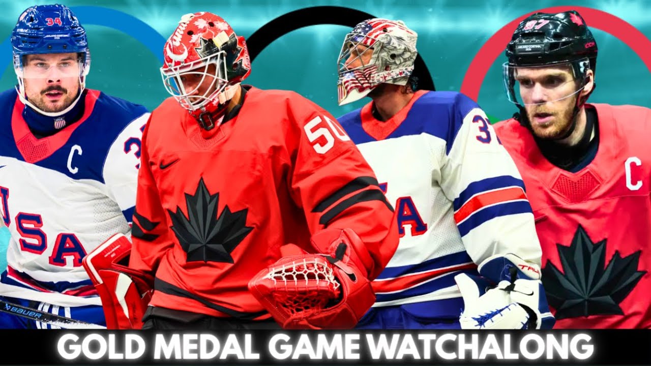 WINTER OLYMPICS MEN’S HOCKEY GOLD MEDAL GAME WATCHALONG: USA vs CANADA 🥇🏒