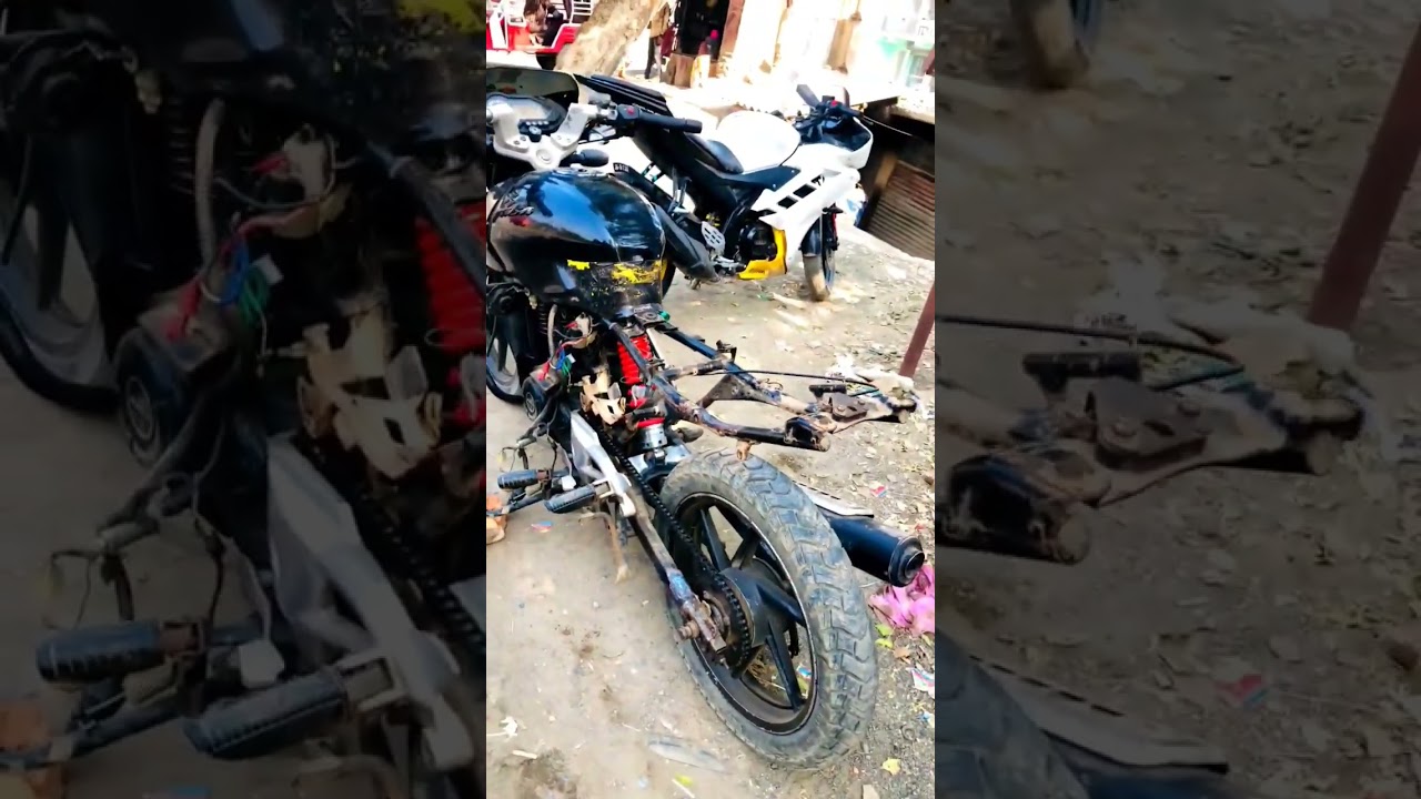 Pulsar 150 Modified | install mono suspension #shorts #modified
