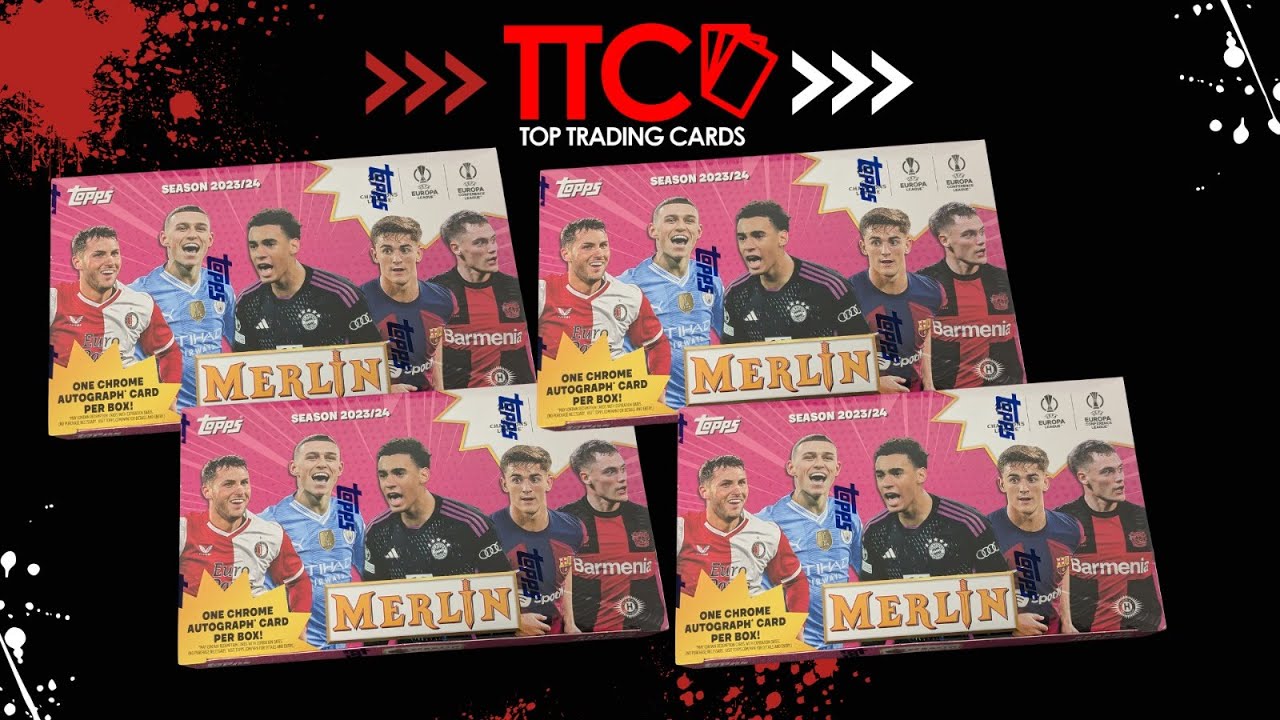 TTC BOX BREAK STREAM ⚽🔥 TOPPS 23-24 UCC MERLIN CHROME RELEASE DAY  | 20.09.2024