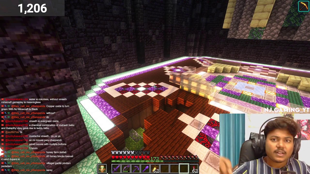 let's Start Decorating Minecarft Live!! | |NJ Gaming| Chill live stream|#Road to 5k subs|