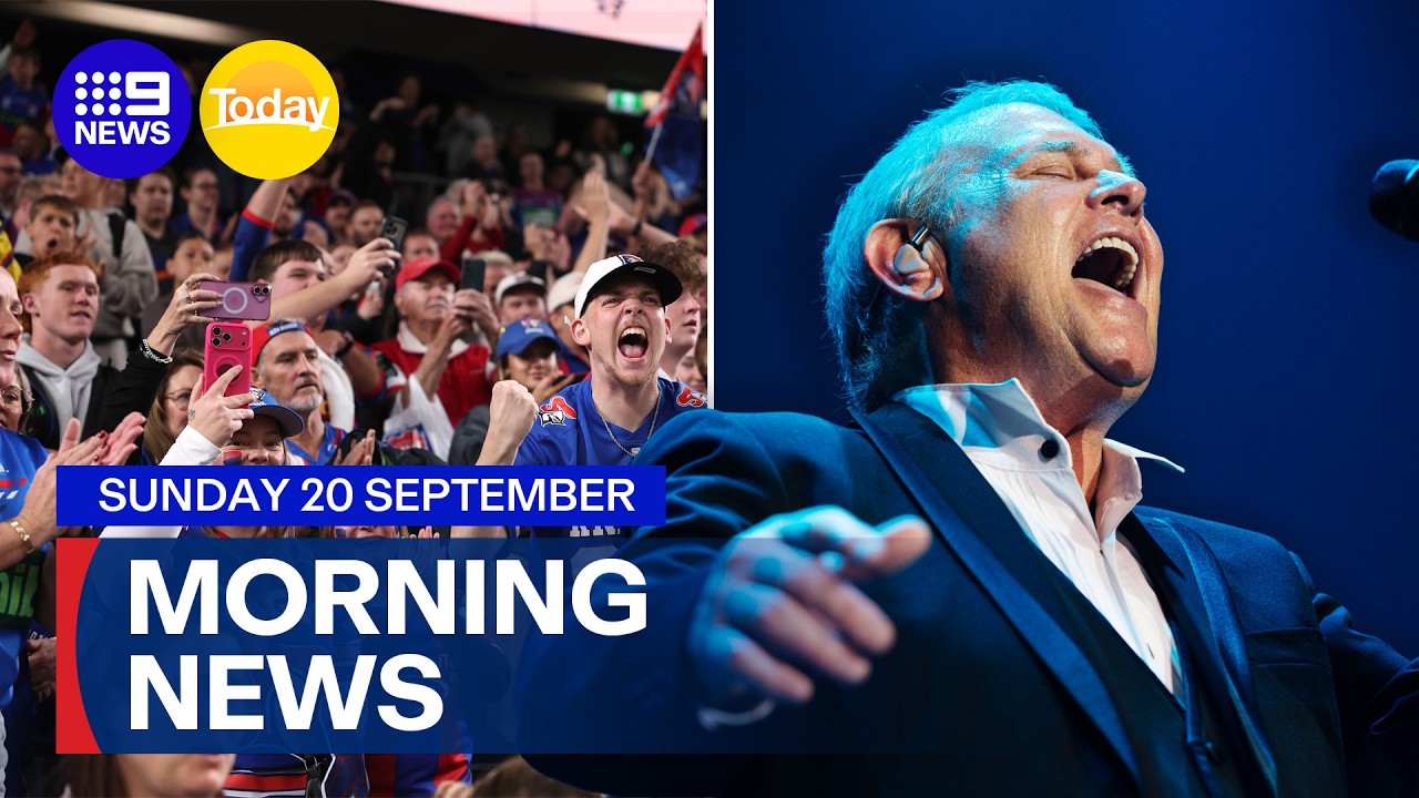 Blockbuster footy finals showdowns; John Farnham to miss tribute | 9 News Australia