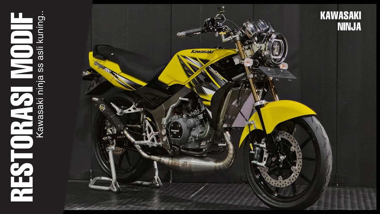 RESTORASI MODIF NINJA SS KUNING || BADAS GARAGE