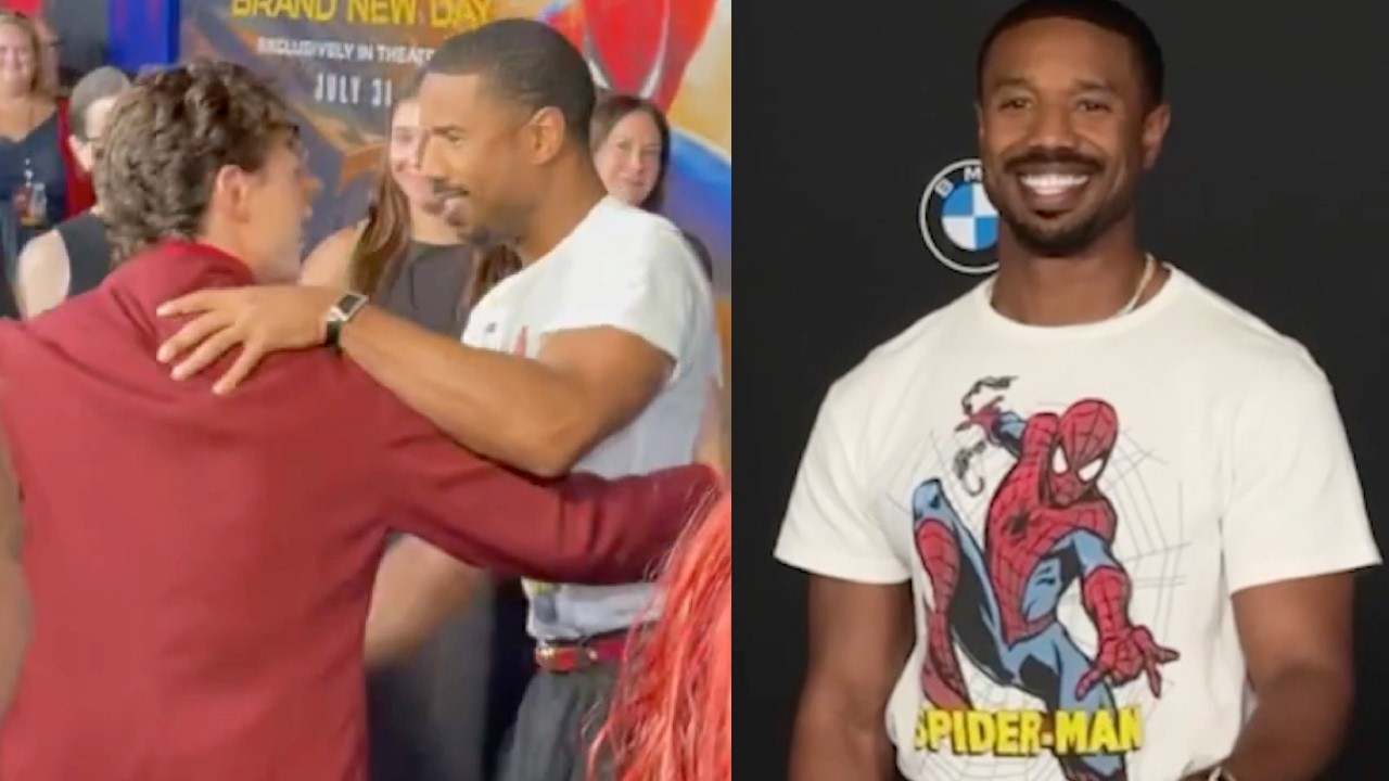 Michael B. Jordan Reps 'Spider-Man' At 'Brand New Day' Premiere