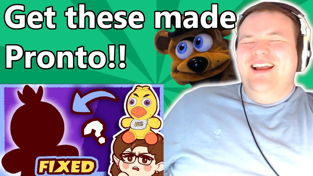 ИСПРАВЛЕНИЕ ужасных плюшевых фигурок Funko FNAF - FNAF 1 - @Bizabizow | Реакция Fort_Master