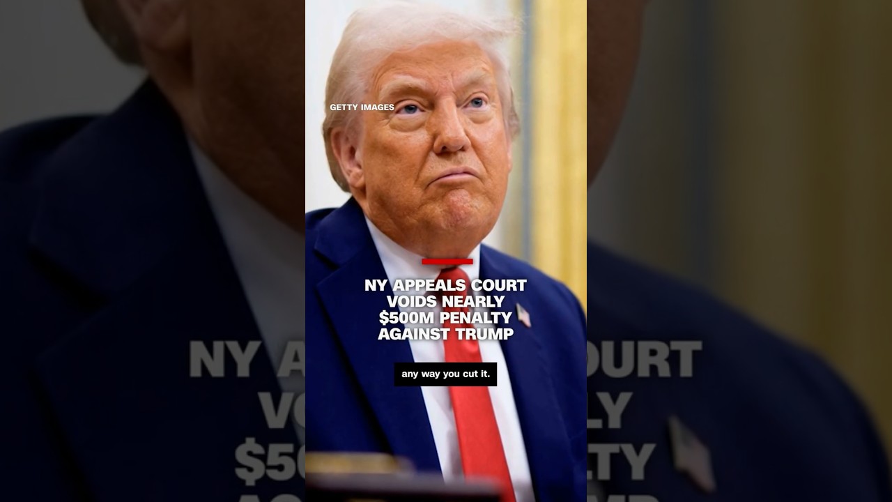 NY appeals court voids nearly $500m penalty against Trump