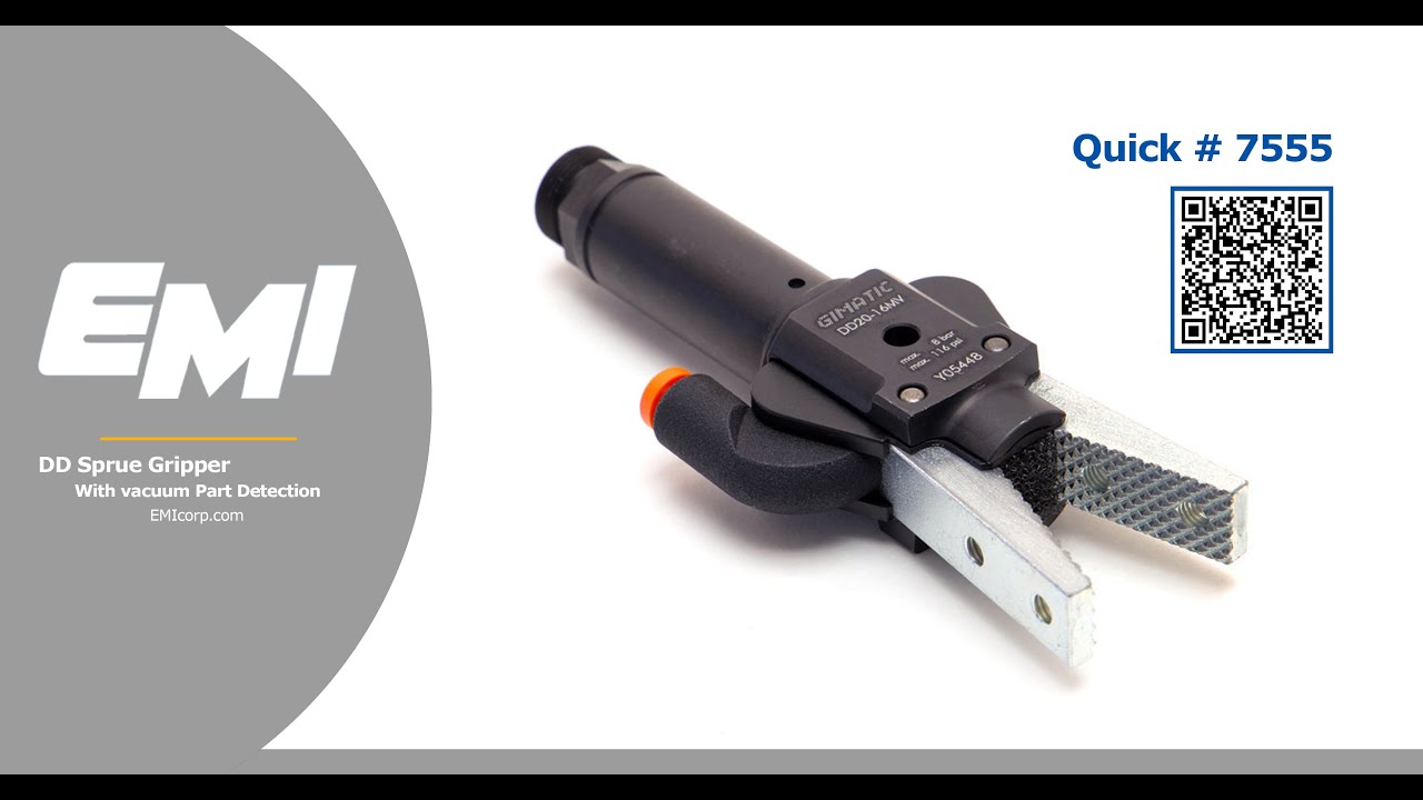 DD Sprue Gripper - w/Vacuum Part Detection - Q#7555
