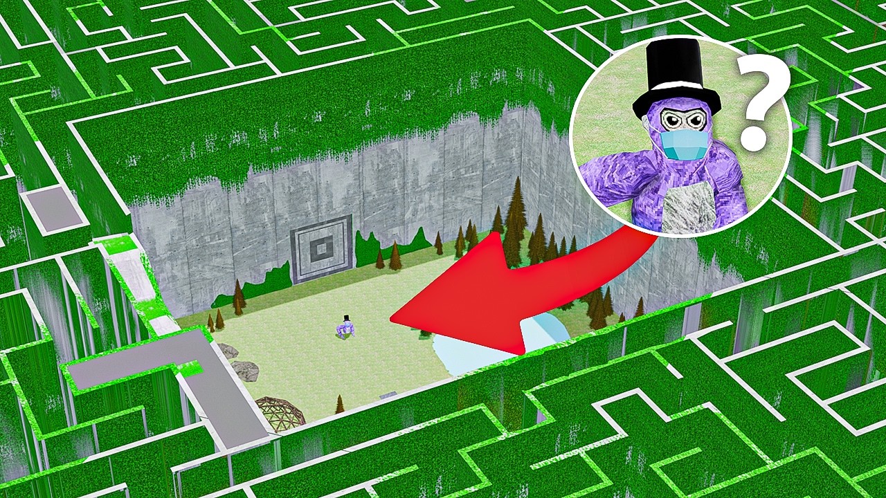 I Got Trapped in Gorilla Tag Maze Runner