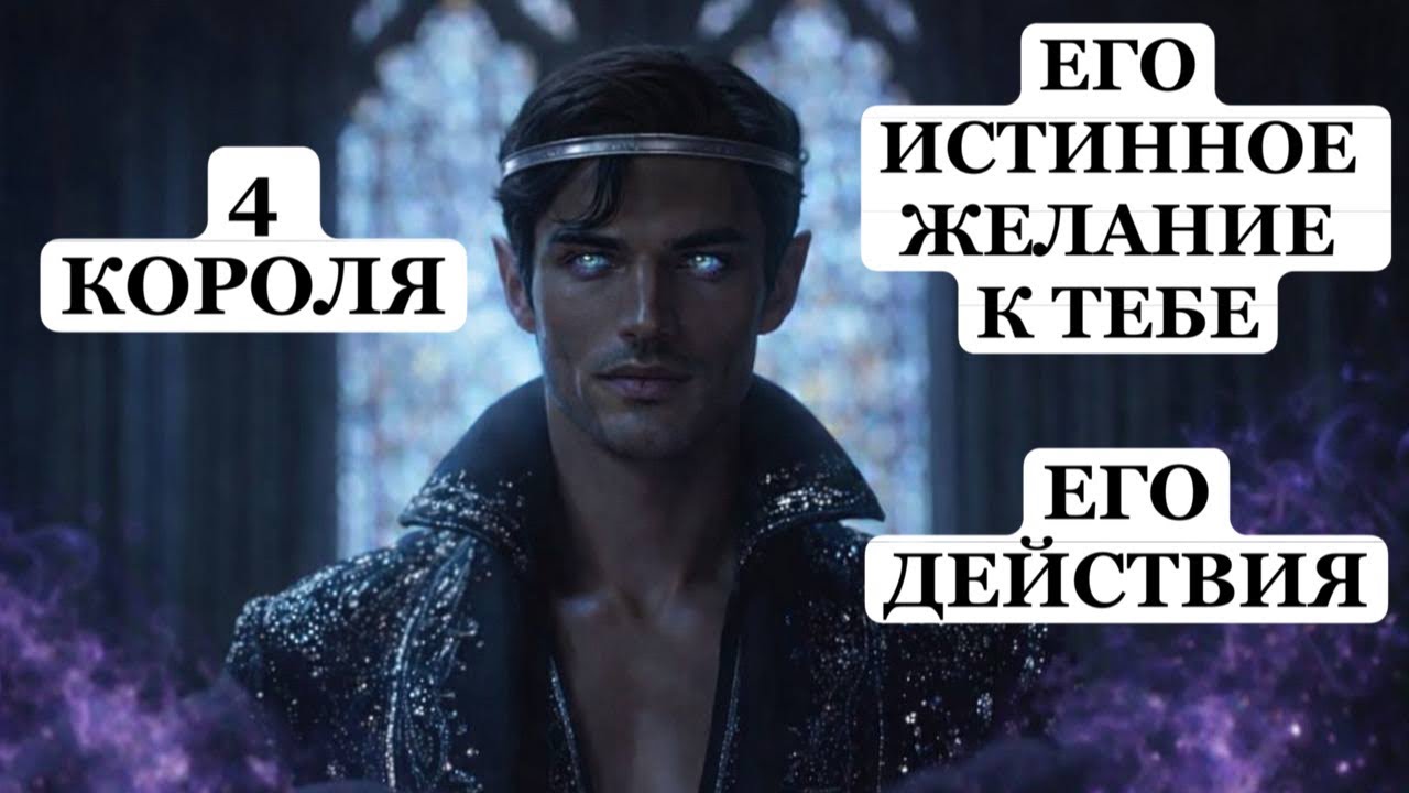 ТАРО Расклад онлайн 4 КОРОЛЯ 👑 ЕГО ИСТИННОЕ ЖЕЛАНИЕ К ТЕБЕ ❤️ ЕГО ДЕЙСТВИЯ 🔮 Есть/Нет Общения.