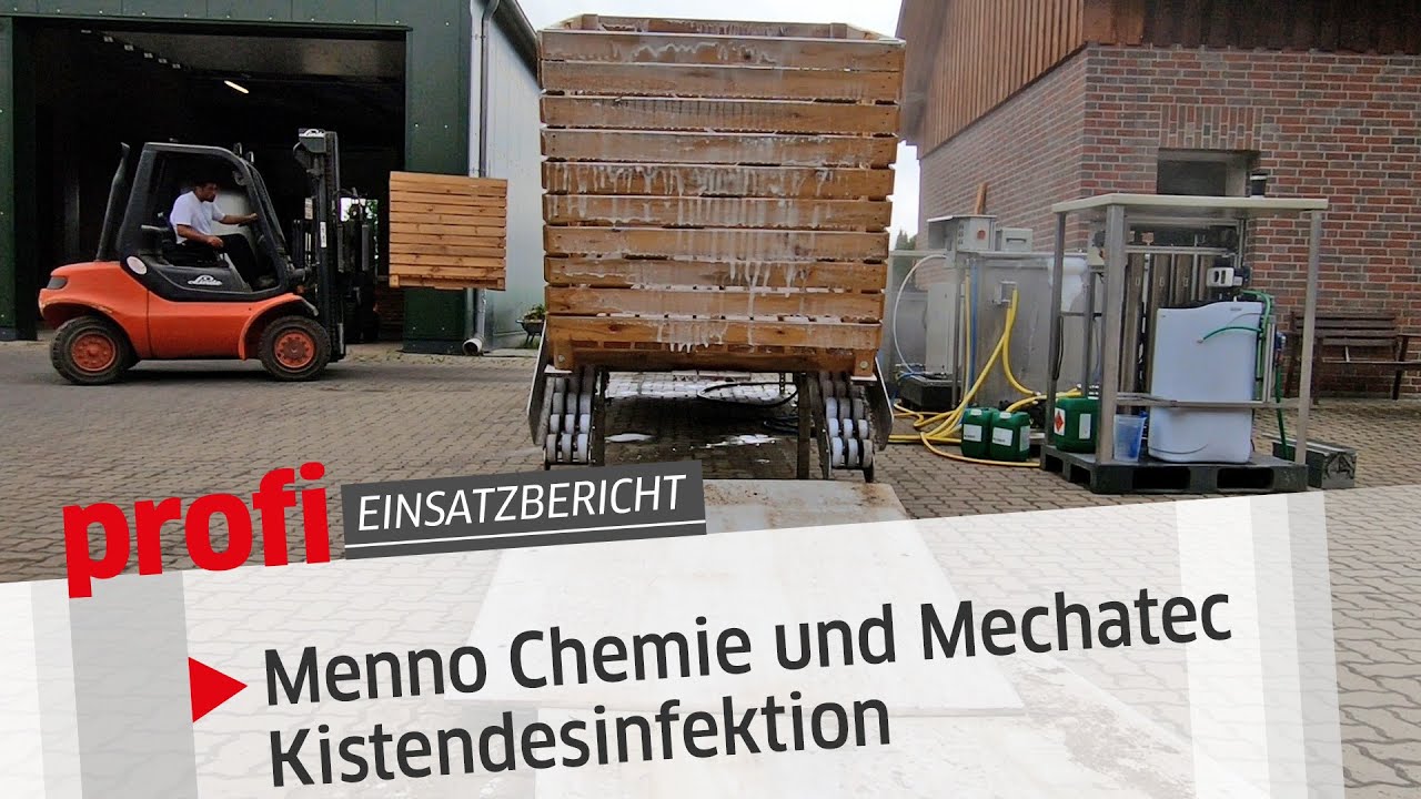 Kistendesinfektion von Menno Chemie und Mechatec | profi #Einsatzbericht