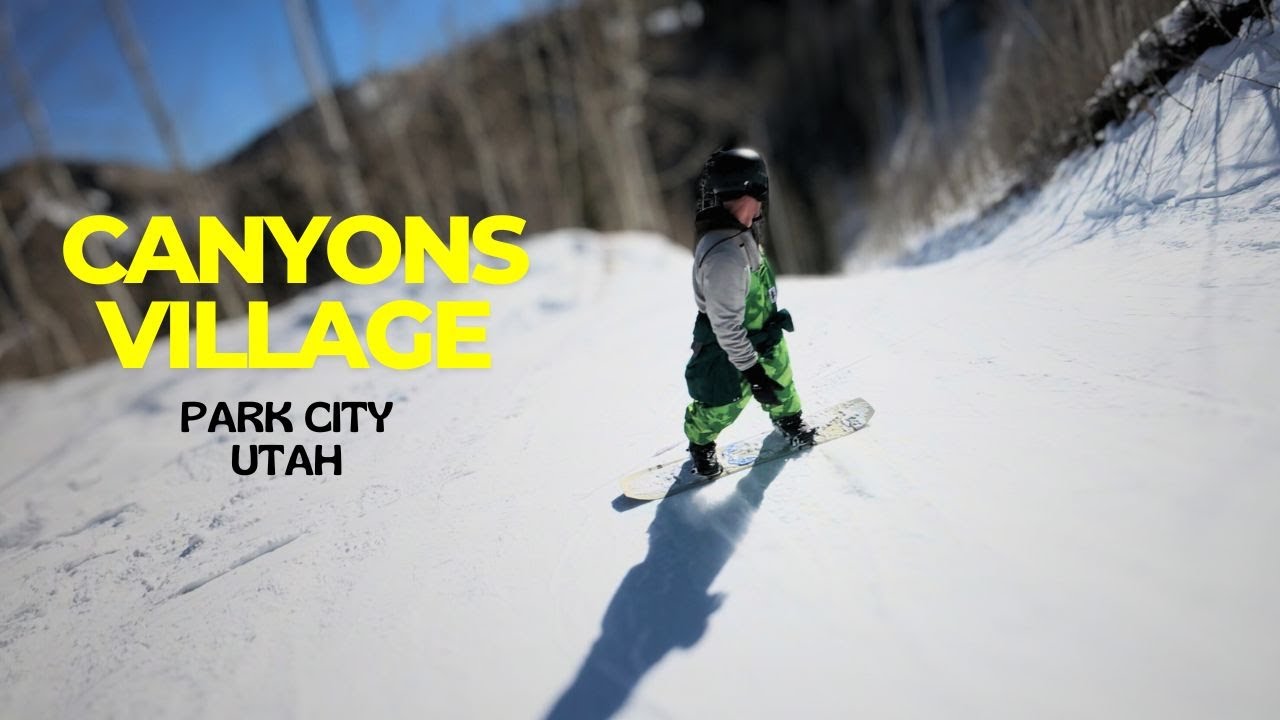 Snowboarding Canyons Village, Park City | POV DJI OSMO Action 5 Pro