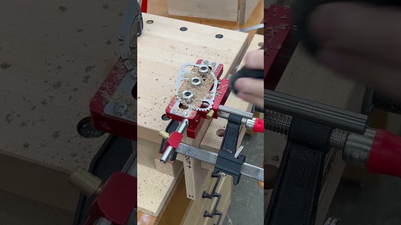 Perfectly aligned joinery with Woodpeckers Cam&middot;A&middot;Line Dowel Guide