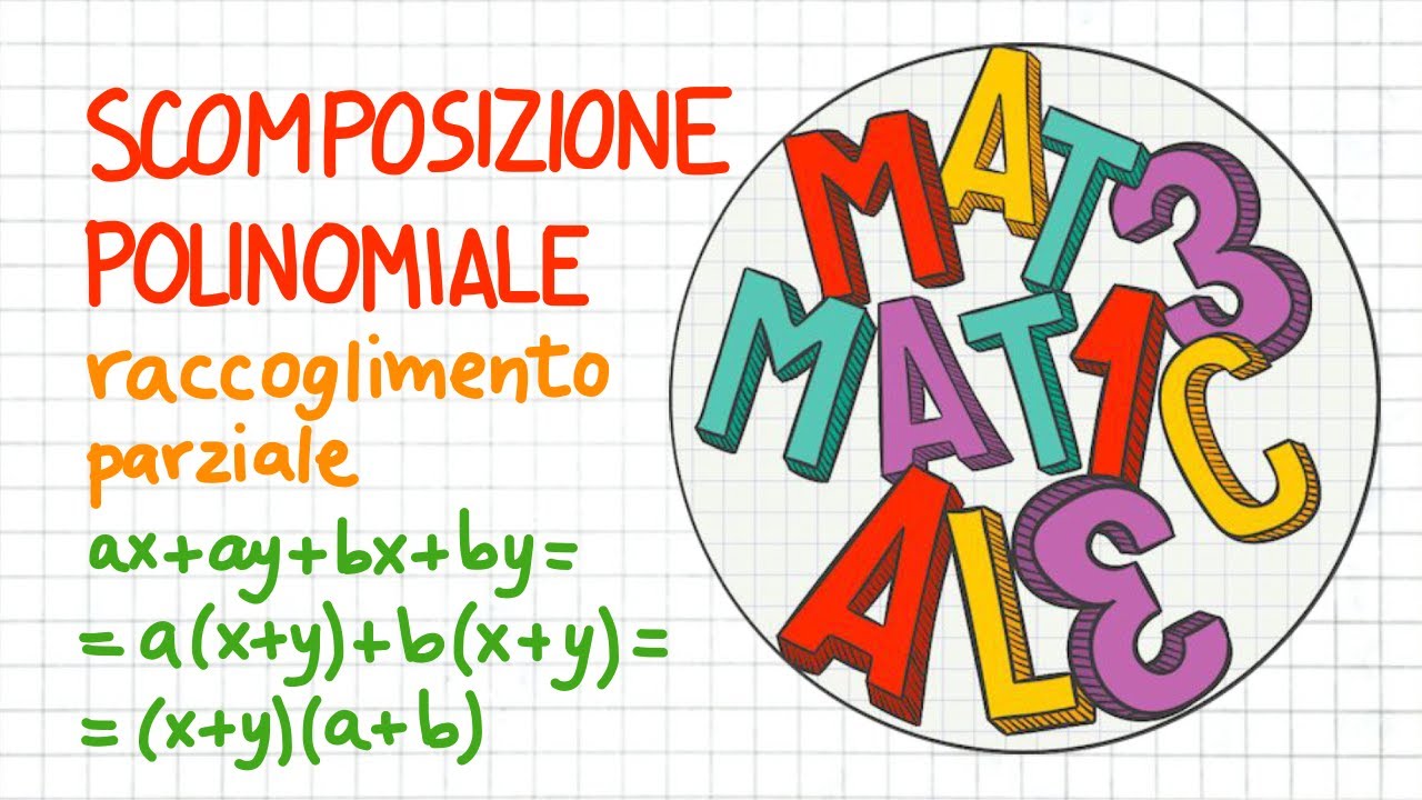 SCOMPOSIZIONE POLINOMIALE - raccoglimento parziale                  _ SP10