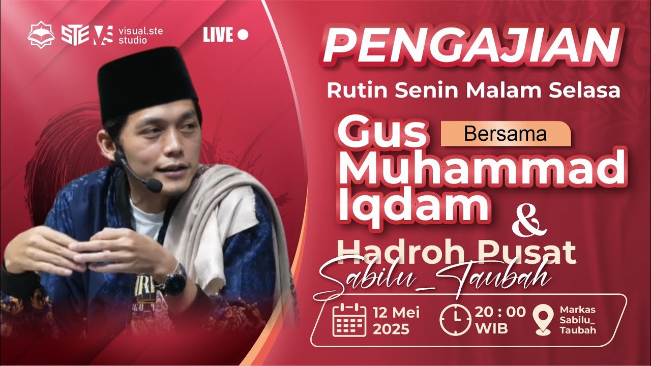 [LIVE] Rutinan Malam Selasa Majelis Sabilu Taubah Blitar (12 Mei 2025)