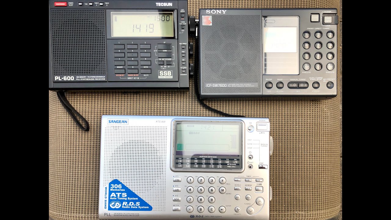Sangean ATS 909 PLL Synthesized World Band Receiver (unboxing)