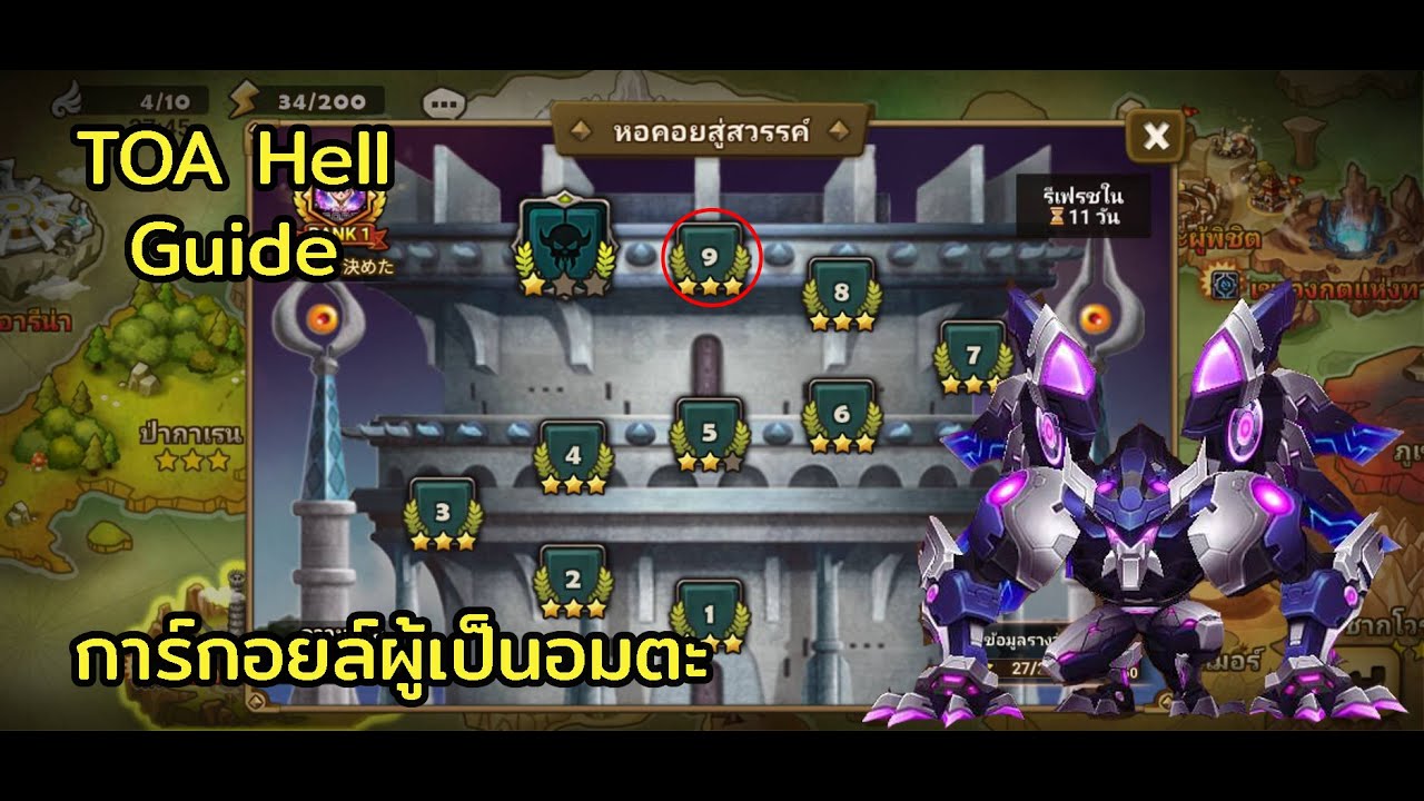 Summoners War TOA Hell May 2022 F9