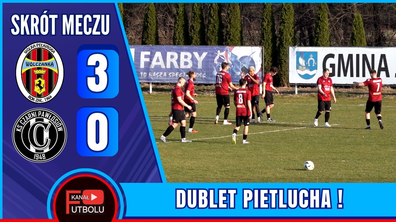 W&oacute;lczanka W&oacute;lka Pełkińska 3-0 Czarni Pawłosi&oacute;w | Skr&oacute;t Meczu - Klasa Okręgowa | 15/03/2026