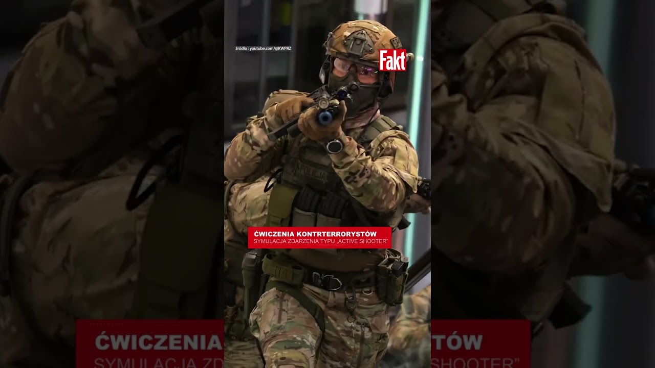SYMULACJA ZDARZENIA TYPU &bdquo;ACTIVE SHOOTER&rdquo;, ĆWICZENIA KONTRTERRORYST&Oacute;W! | FAKT