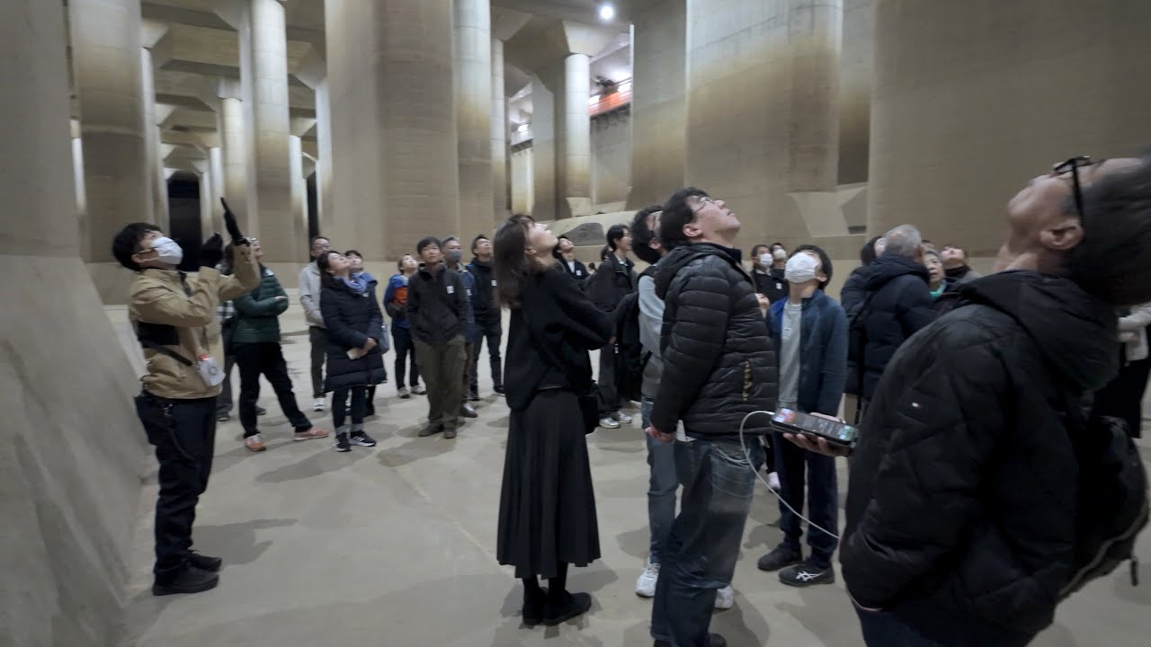 Tokyo Metropolitan Outer Area Underground Discharge Channel G-Cans (Underground Temple) [4K]