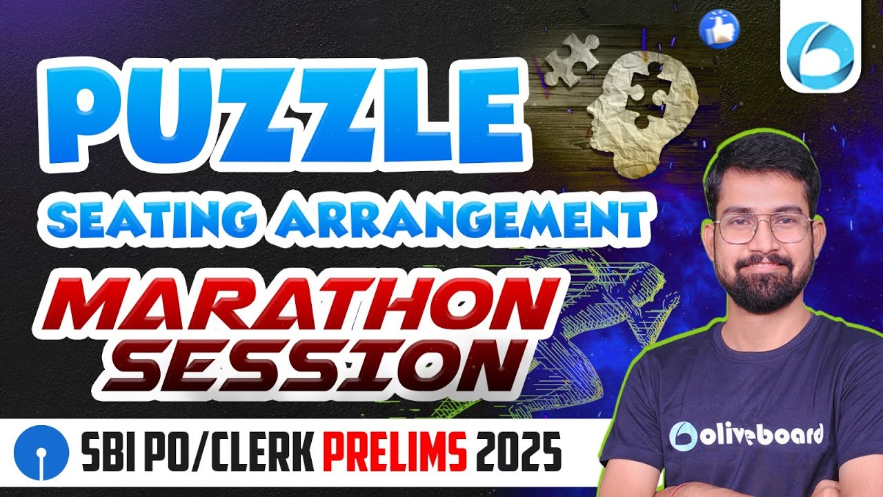 SBI PO/Clerk Puzzle & Seating Arrangement Marathon | SBI PO Puzzle | SBI Clerk Puzzle | Sanjay Sir