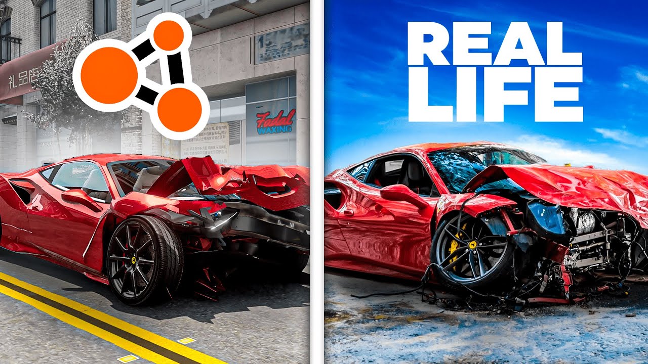 Аварии на реальных событиях в BeamNG.Drive #29