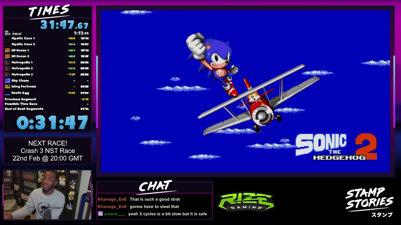 Sonic 2 (Any%) SPEEDRUN in 31:47! - Sonic Origins Edition