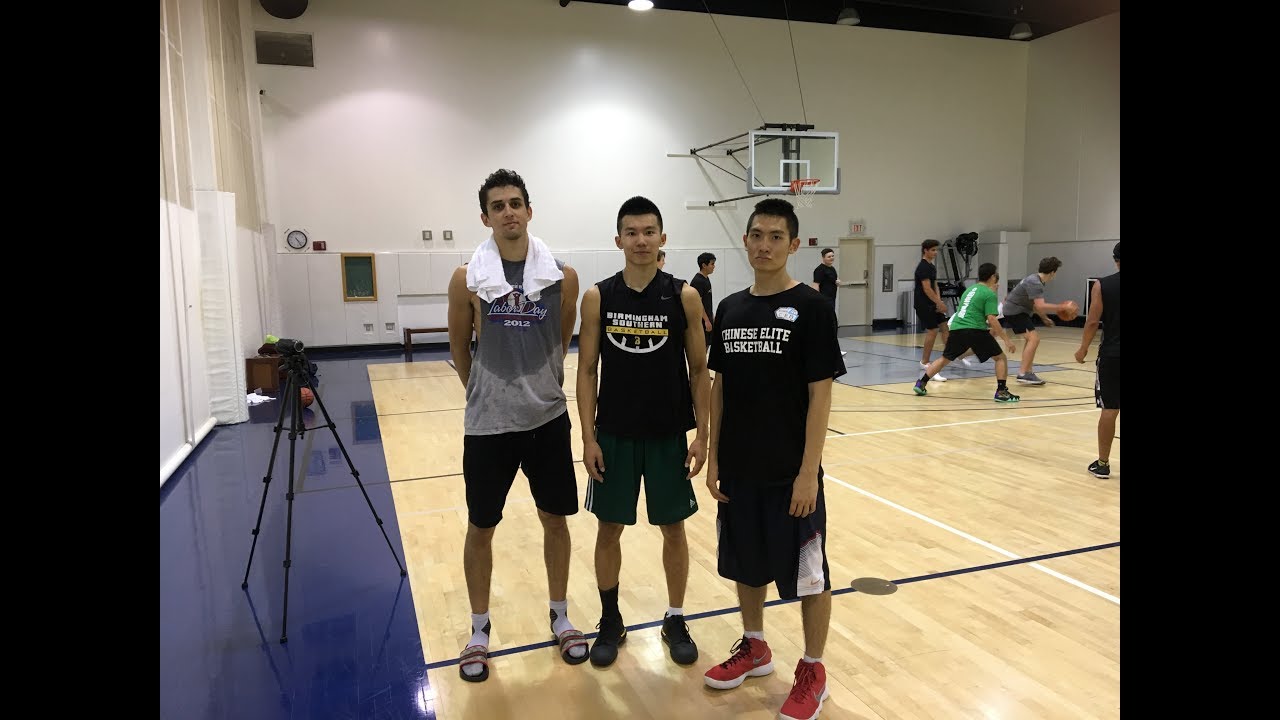【单挑】中国留学生大战NCAA D1得分后卫！！