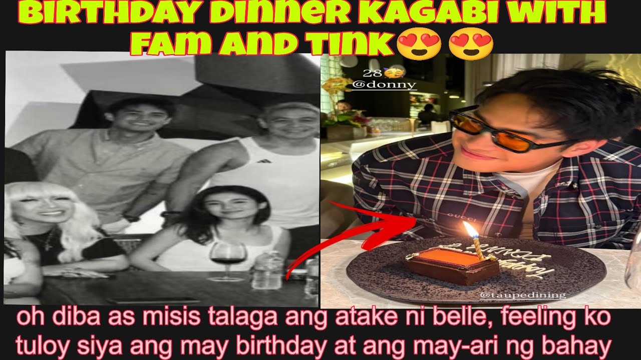 BELLE VERY MISIS ANG ATAKE SA POST NG DAD NI DONNY AT KASAMA PA SA BDAY DINNER CELEB NI DONATO😍😱