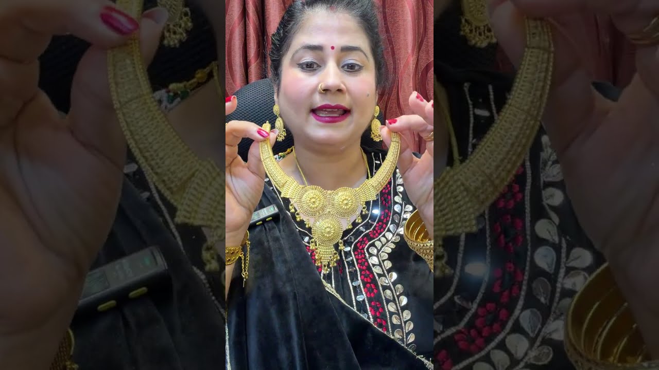 Heavy discounts on gold polish necklaces and Ranihaar | booking no 9971930824 |#gold #offer #neckles