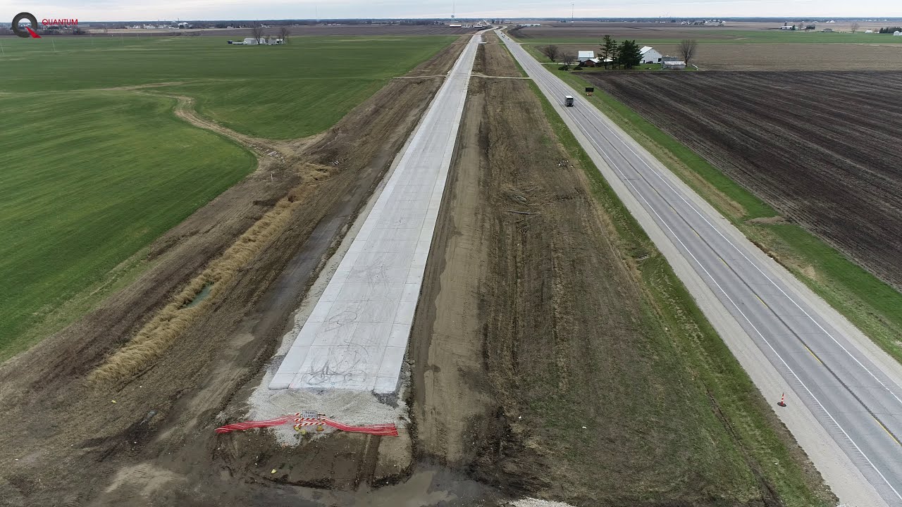 US 61 Stringless Paving - LPS/GPS Machine Control