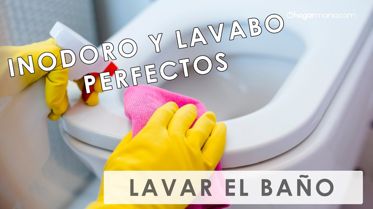 Cómo lavar el baño 🧽 Limpiar inodoro y lavabo 🚽 Hogarmania