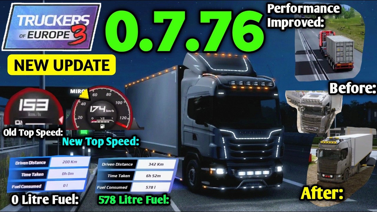 RELEASED: 0.7.76 Full Version | DLC MODDING Village Map -Changelog New Update : Truckers of Europe 3