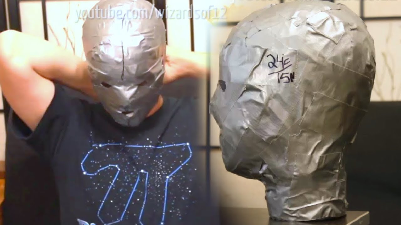 Making a Duct Tape Dummy Head for Upcoming Fursuit build