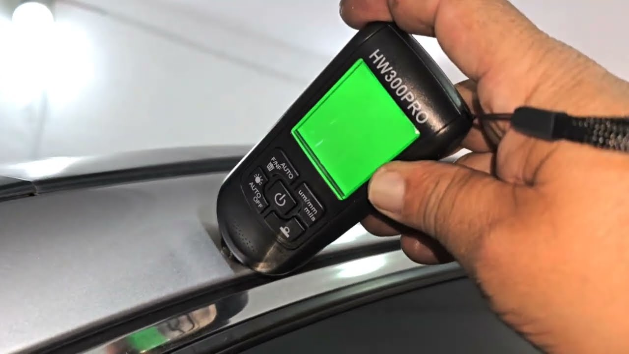 CALIBRANDO MEDIDOR DE ESPESSURA HW 300 PRO VISTORIA CAUTELAR @DRPERICIA
