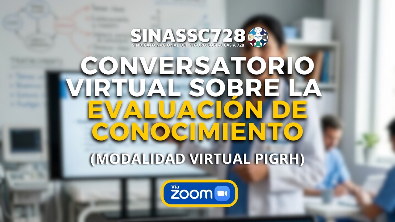 III CONVERSATORIO VIRTUAL SOBRE LA EVALUACIÓN DE CONOCIMIENTO (MODALIDAD VIRTUAL PIGRH)